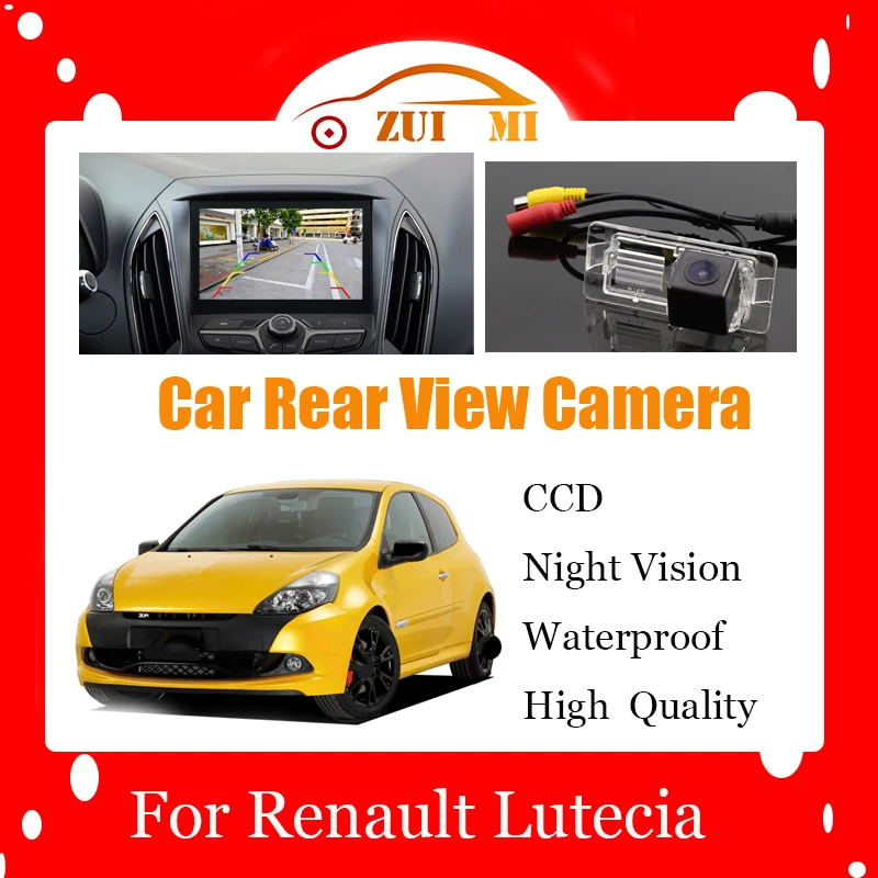 

Car Reverse Rear View Camera For Renault Lutecia 2005~2015 CCD Full HD Night Vision Backup Parking Camera Shockproof Waterproof