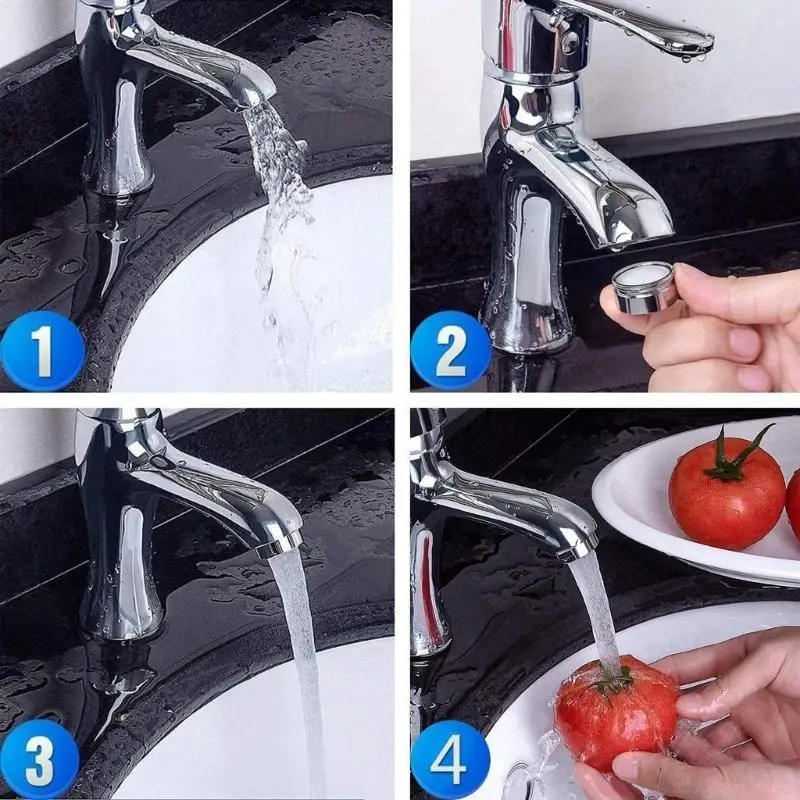 

652F Upgrades Faucet Aerator Water Saving Faucet Aerator Water Saving Attachment Enhances Water Efficiency for Bathroom