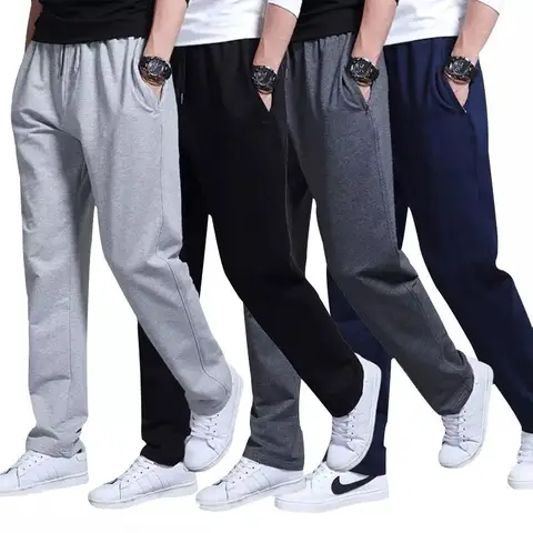 2024 Nuovo stile coreano Pantaloni sportivi Pantaloni sportivi da uomo Pantaloni da corsa Primavera Estate Pantaloni sportivi casual larghi Pantaloni da jogging dritti da uomo