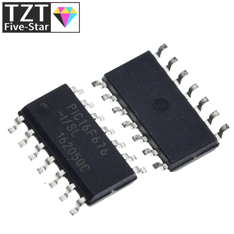 3/10 قطعة PIC16F676-I/SL PIC16F676