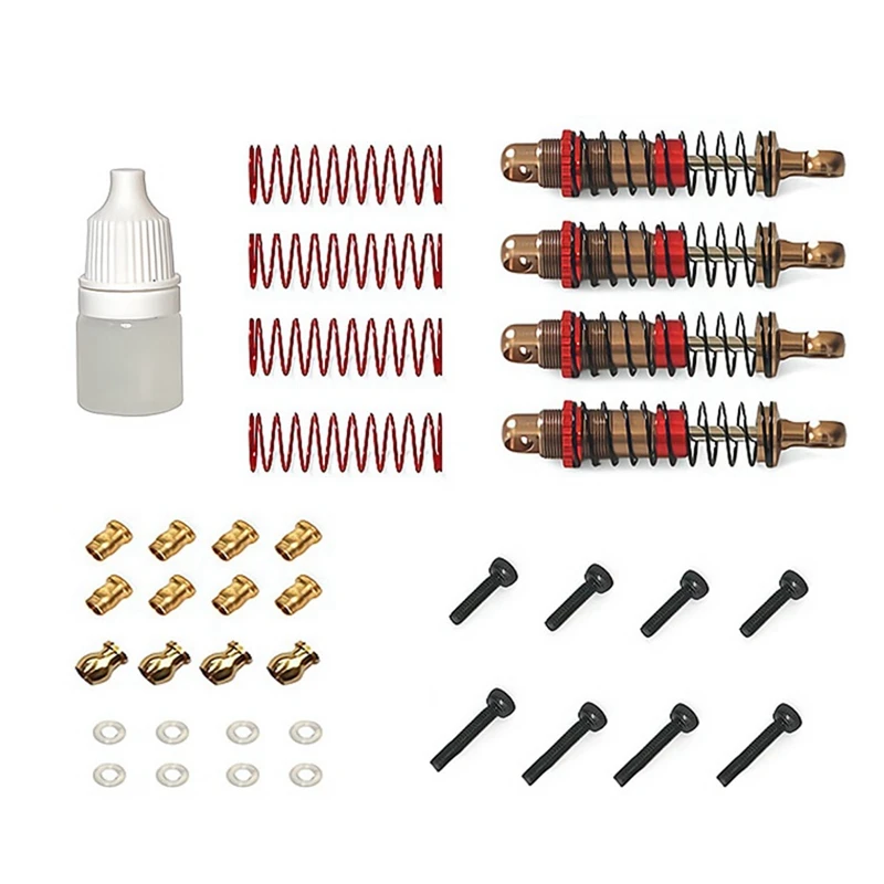 1Set Oil Shock Absorber Damper For FMS 1/24 FCX24 1/18 MOGRICH Metal Replacement Accessories