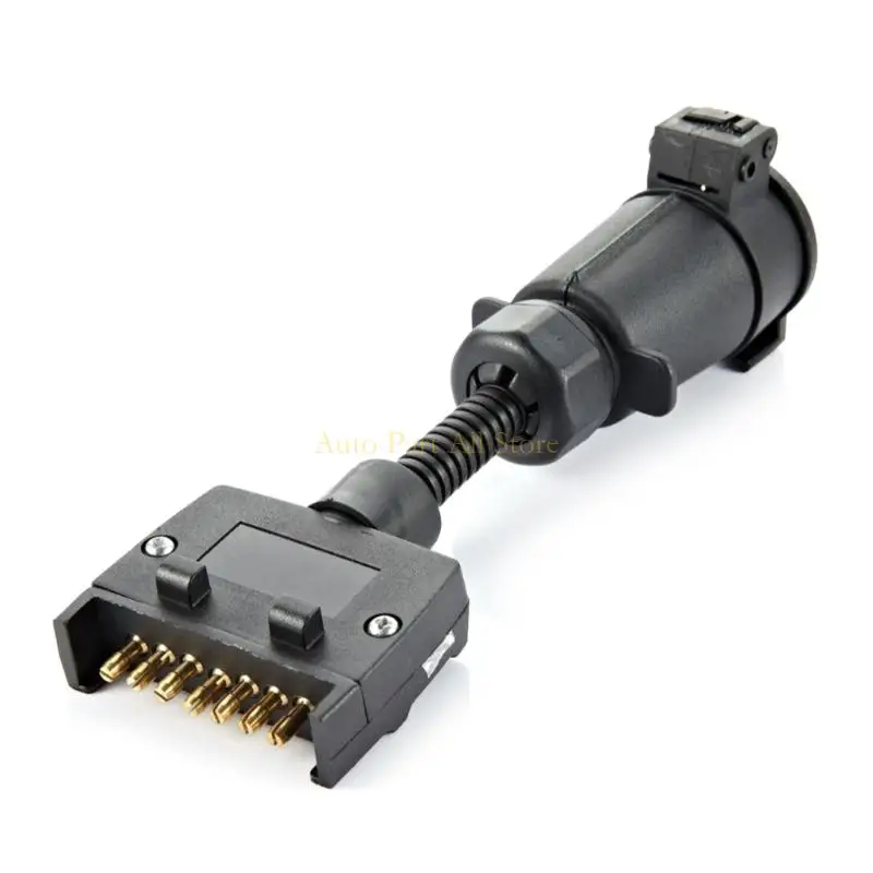 J0MA Strong 7 Pin Truck Truck Socket موثوقة نقل الطاقة عالي القوة ABS المقابس لتلبية احتياجات السحب في الهواء الطلق