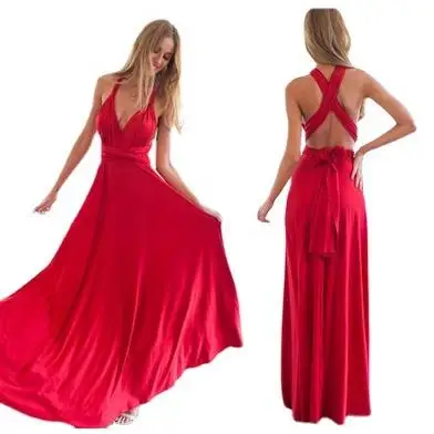 Gonna lunga sexy rossa Dr Wrap con cinturino multi-corda Brit Sle Abito in puro cotone a vita media Ele Dra per donna