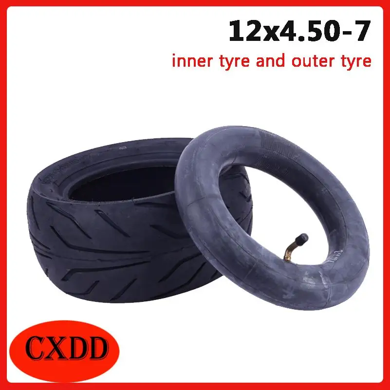 

NEW High quality and thickened electric scooter tire replacement parts, 12 inch 12x4.50-7 inner and outer tires accessories