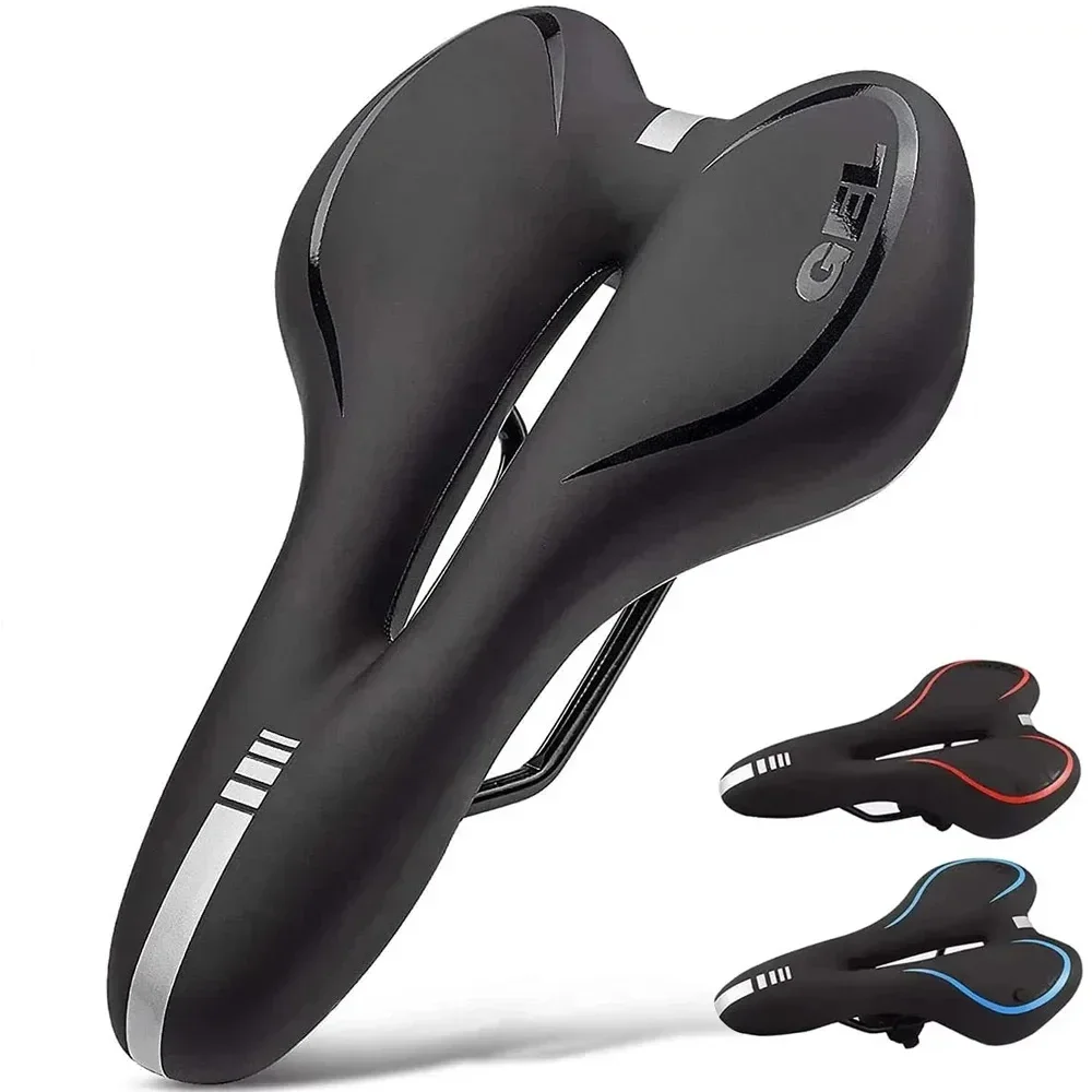 

Велосипедное седло, подушка из силикагеля, противоударное удобное велосипедное сиденье из искусственной кожи, одноместное гоночное велосипедное спортивное тренировочное оборудование