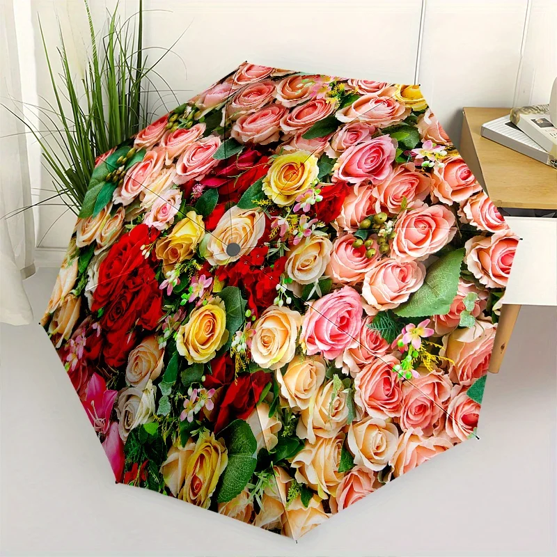 

Colorful Rose Bouquet Wall Decorative Flowers for Wedding Party DecorationUmbrella - Cute Umbrella with Cute Design, Portable