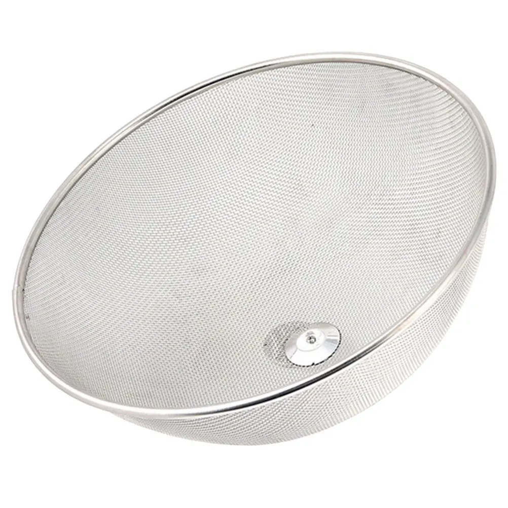 

Reusable 35CM Stainless Steel Mesh Food Covers Dust-proof Mosquito-proof Kitchen Dining Table BBQ Steak Vegetables Fruit Salad