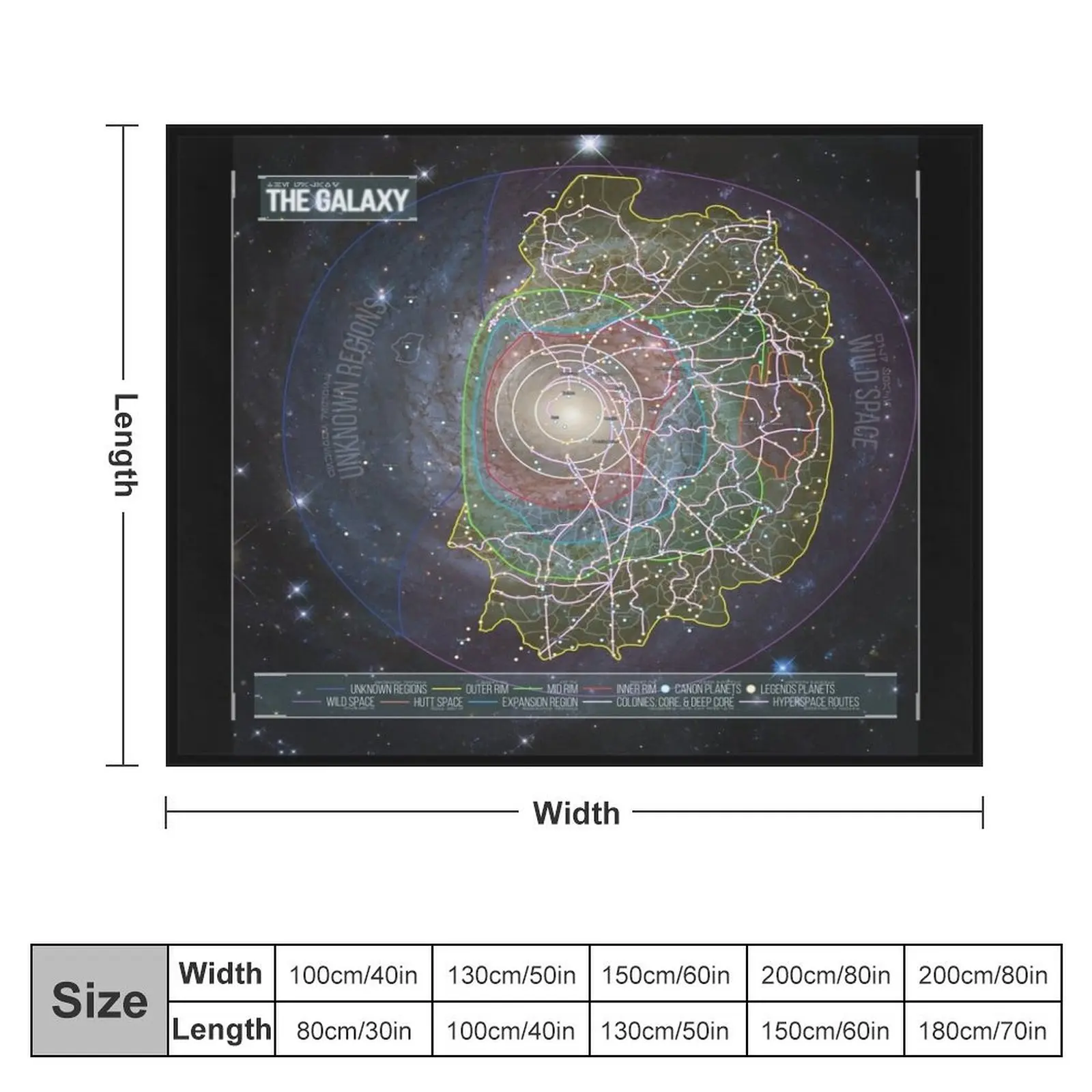 The Galaxy Throw Blanket Bed Fashionable Hair Tourist Bed covers Blankets