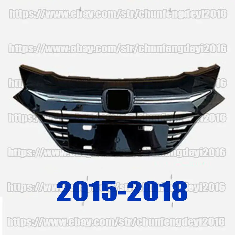 Black & Chrome Front Bumper Grille Cover trim for Honda VEZEL HRV HR-V 2016 2017 2018 car accessories