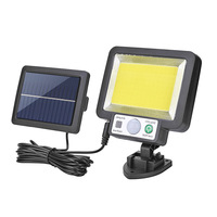 LED Solar Split Outdoor Wall Lights Waterproof Motion Sensor Garden Park Lamp