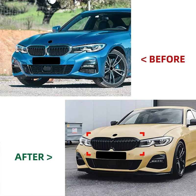 Diamonds Style Kidney Racing Grille Upgrade Front Bumper Grill For BMW 3 Series G20 G21 G28 LCI 2019-2023 320d 330i M340i