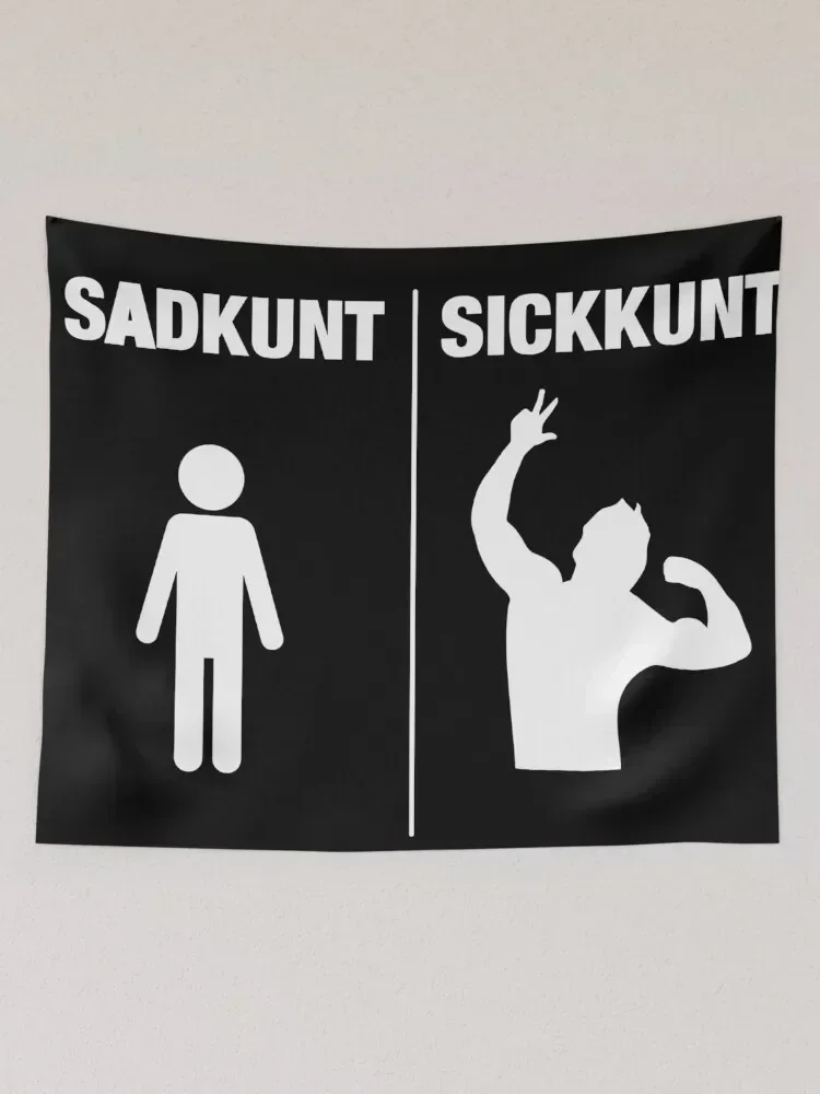 

Zyzz Sadkunt Sickkunt Gym Bodybuilding Motivational Aesthetic Veni Vidi Vici Design Tapestry Wall Hanging Tapestry
