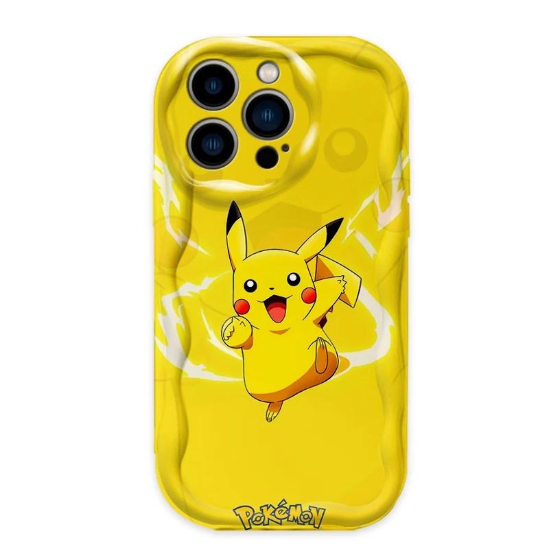 Custodia per telefono Cartoon P-Pokemon per iPhone 17 Air 16 15 14 13 12 11 Pro Max Plus 16E XR XS X 7 8 Cover posteriore in silicone antiurto