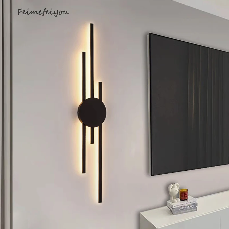 Modern Wall Light Home Decoration Wall Lamp Nordic Bedside Living Room Bedroom Study Aisle Wall Lsmps Led Interior Light fixture