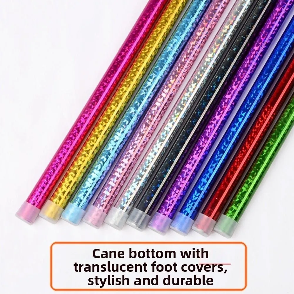 60cm Adult Children's Laser Dance Cane 10 Colors Jazz Dance Props Belly Dance Performance Stick Diameter 1.6cm