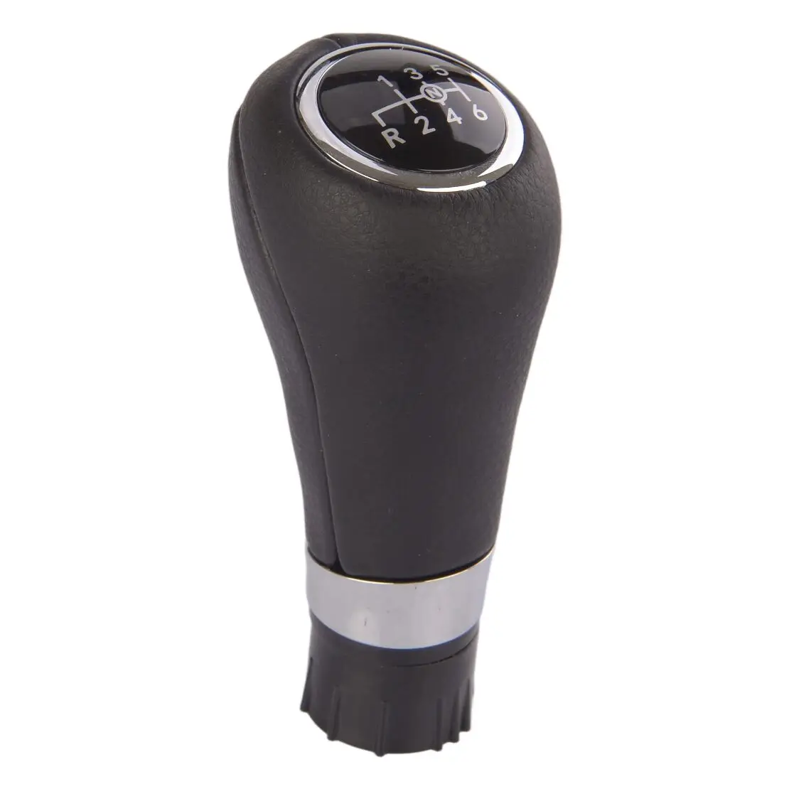 Perilla de palanca de cambios Manual de 6 velocidades, palanca de cambios de cuero PU apta para Benz A B C E CLK clase W169 W245 W211 S211 W203 C209 A209 CL203