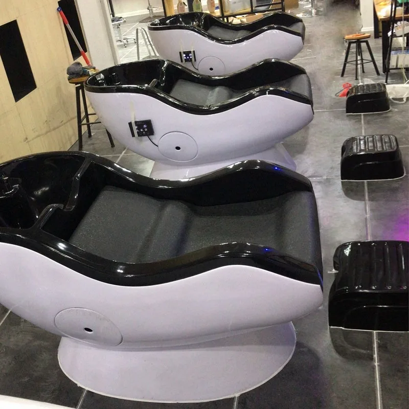 

Trendy Portable Shampoo Chair Hair Head Spa Luxury Fashion Simple Modern Bedergonomic Comfortable Cadeira De Barbearia Furniture