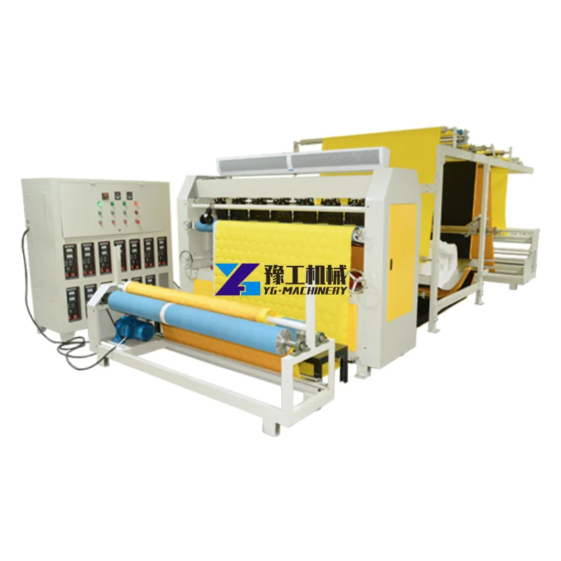 Hot Sale Ultrasonic Quilting Machine for Comforters Textile Embossing Equipment Slitting Cross Cutting Machine