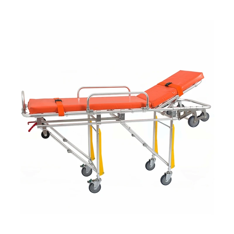 Ambulance bed, medical emergency stretcher cart, detachable