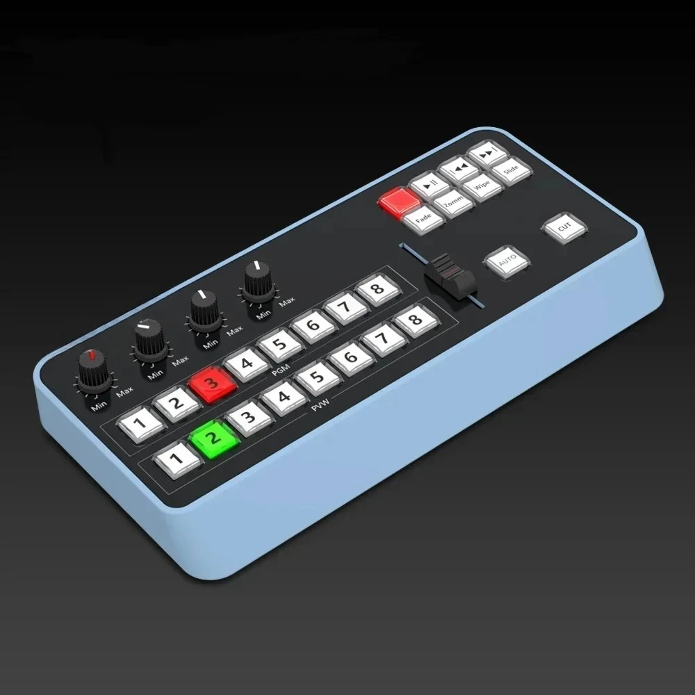 Recording and Broadcasting Control Keyboard Multi Format Video Switcher Mixer  Video Switching Keyboard