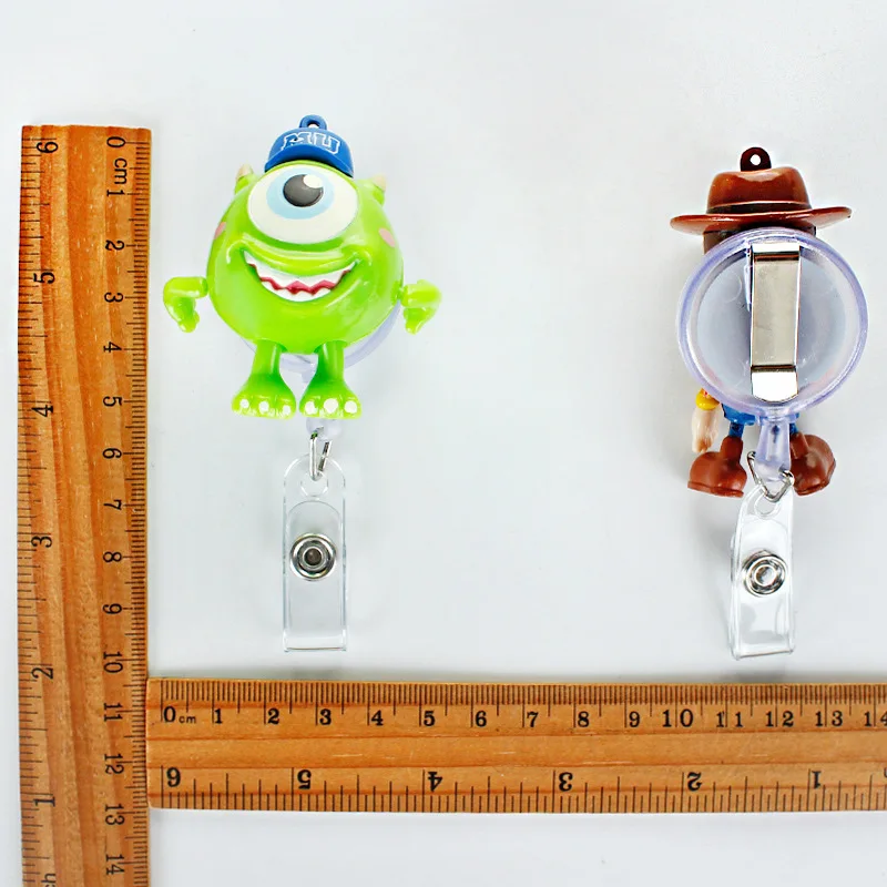 Disney 3D Toy Story Stitch Porta carte d'identità Scalabile Toggle Clip Carta dei dipendenti Dottore Infermiere Pettorale Porta carte per autobus per studenti