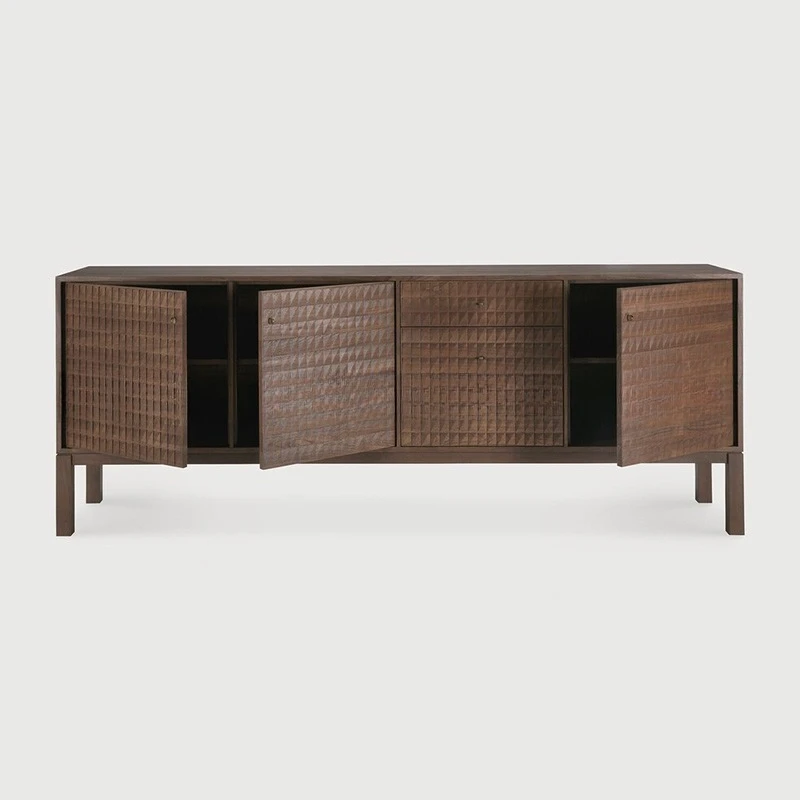 Teak side cabinet, antique style, porch cabinet, TV cabinet, side cabinet
