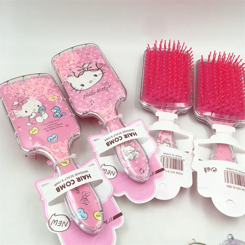 Sanrio Hello Kitty Children\'s Comb Cute Cartoon Air Cushion Comb Charm Highly Attractive Hairdressing Airbag Comb Holiday Gifts