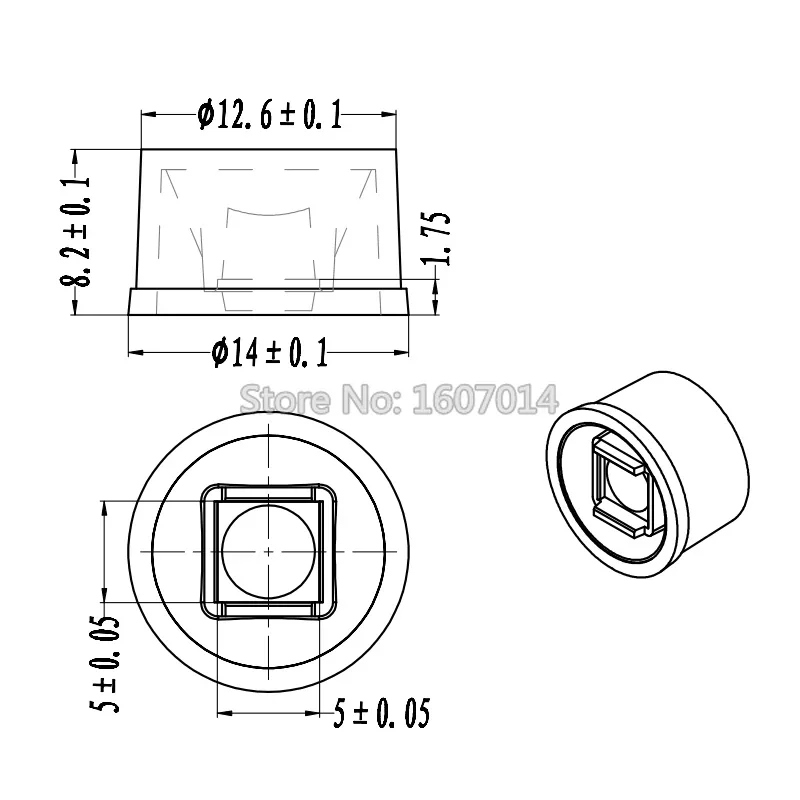 50-500pcs XMLL LED XML2 XHP50 5050 LED Lens 30 degree Optical PMMA Plano Reflector Collimator For 5050 1W 3W 5W 10W 5050 LED