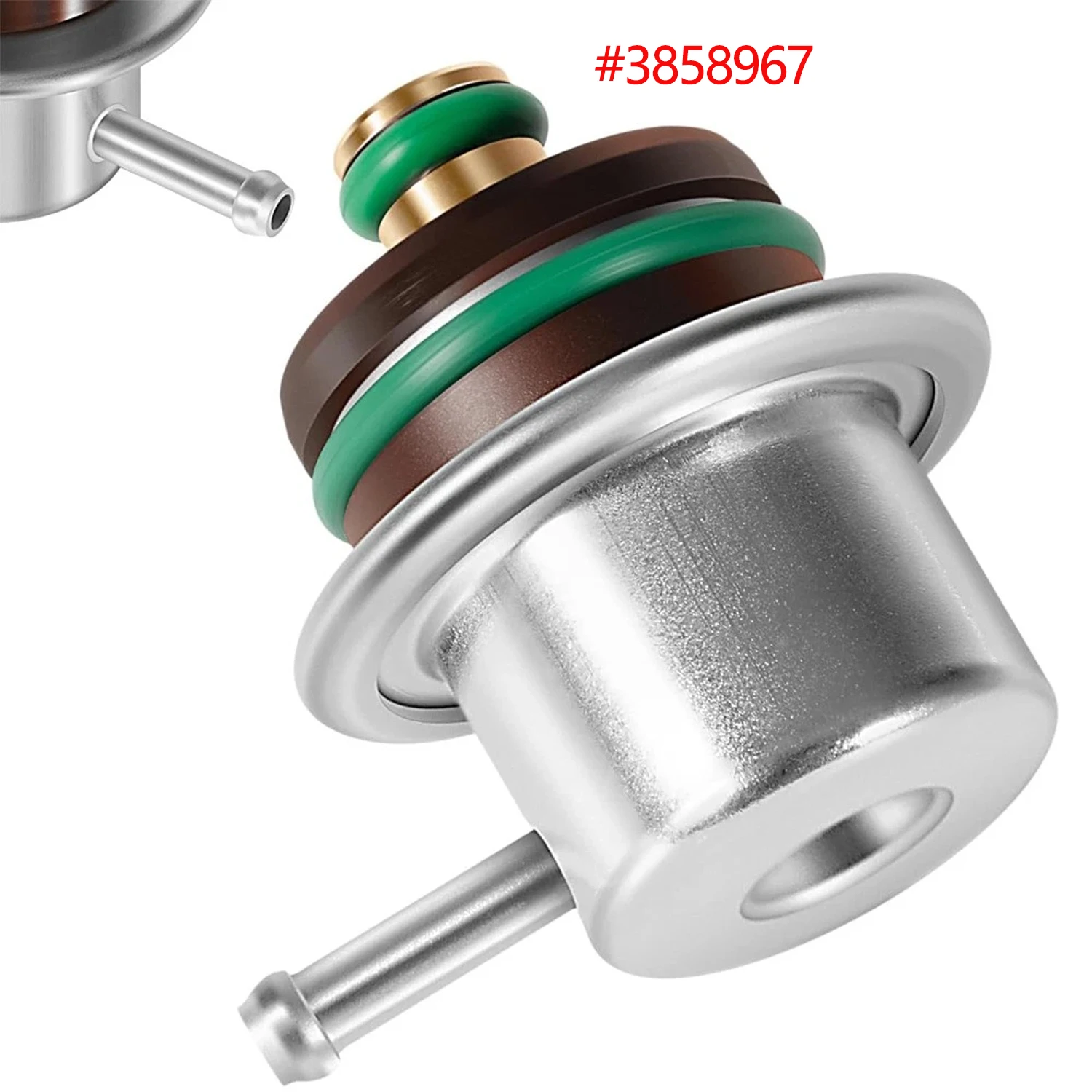 Fuel Pressure Regulator for Volvo Penta 3858967 and Mercruiser 4.3, 5.0, 5.7 Engines, 2149831 885174 21491831