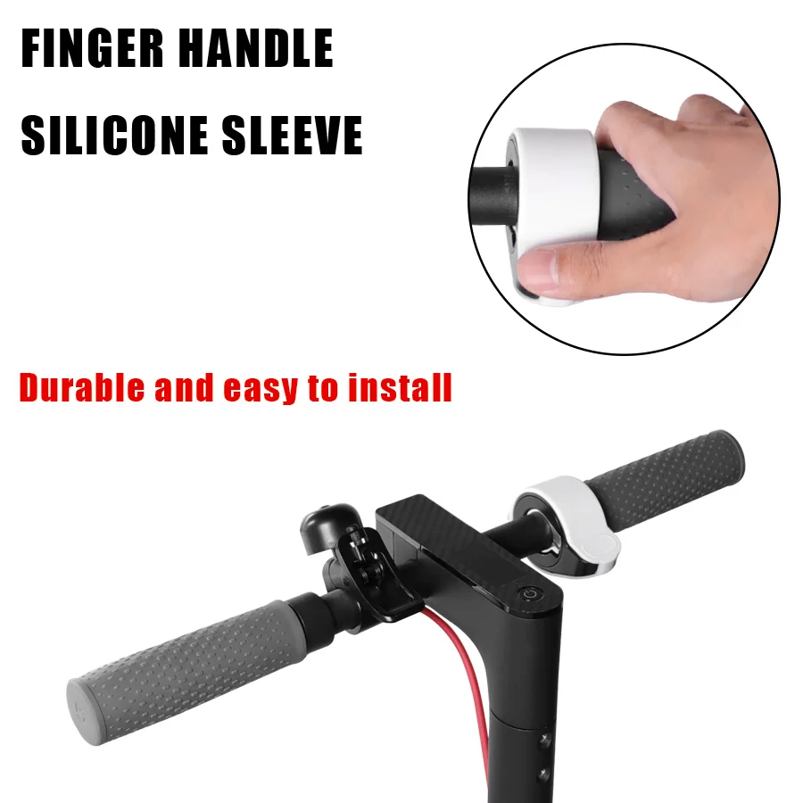 Scooter Handlebar Silicone Sleeve Thumb Throttle Accelerator Protective Cover For Xiaomi M365/Pro/Pro2/1S / Mi 3 Rubber Cover