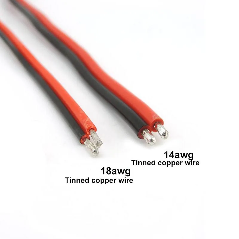 10A 20A SAE Plug 18AWG 14AWG Power Extension Cable 1 to 2 SAE Power Wire Quick Connect Adapter 2 Pin Connector Disconnect