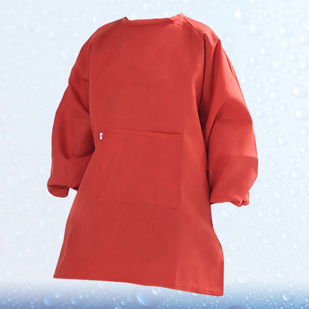 

Kids Painting Apron Toddler Smock Coat Art Aprons Coats Children Long Sleeve for