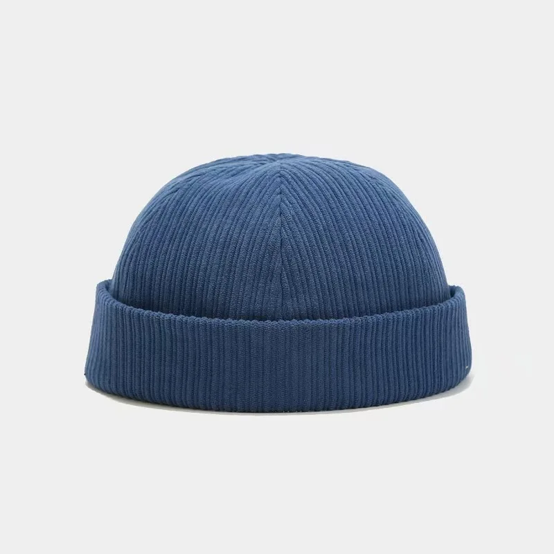 2025, neue Mode, lässig, einfarbig, Cord, minimalistisch, einfarbig, Unisex, randlos, Herbst und Winter, winddichte Beanie – Detail 7