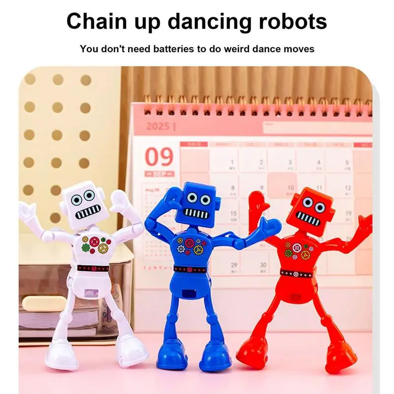 Opwindspeelgoed Dansrobot voor peuters Leuk interactief draagbaar opwindspeelgoed voor verjaardag Schooltafel Klaslokaal Halloween Reizen