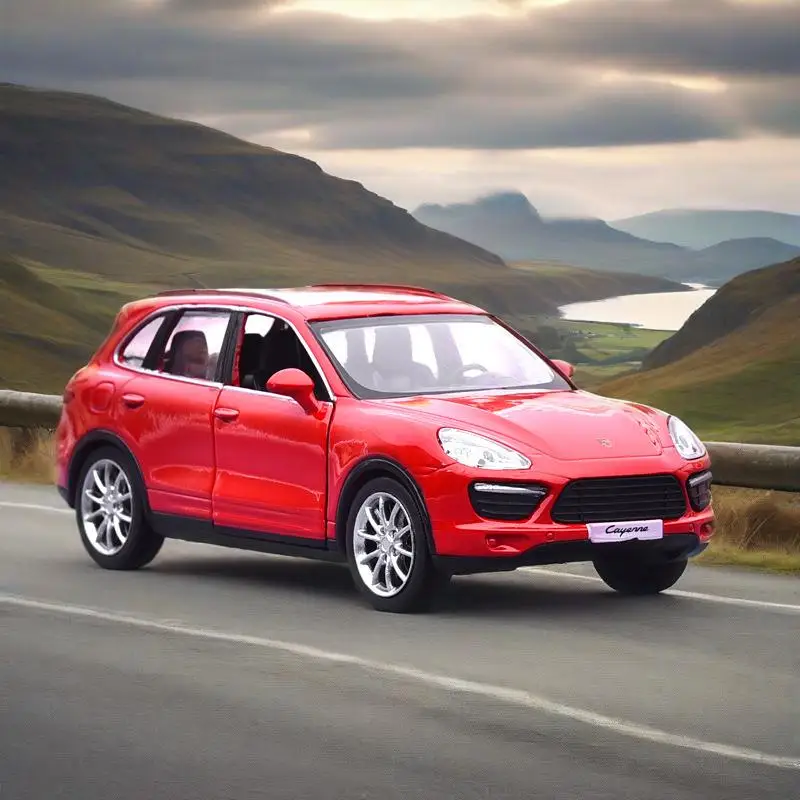 

1:36 Porsche Cayenne SUV модель игрушечного автомобиля для детей 5 дюймов RMZ CiTY литая под давлением спортивная миниатюрная коллекция с откатным механизмом подарок для мальчика