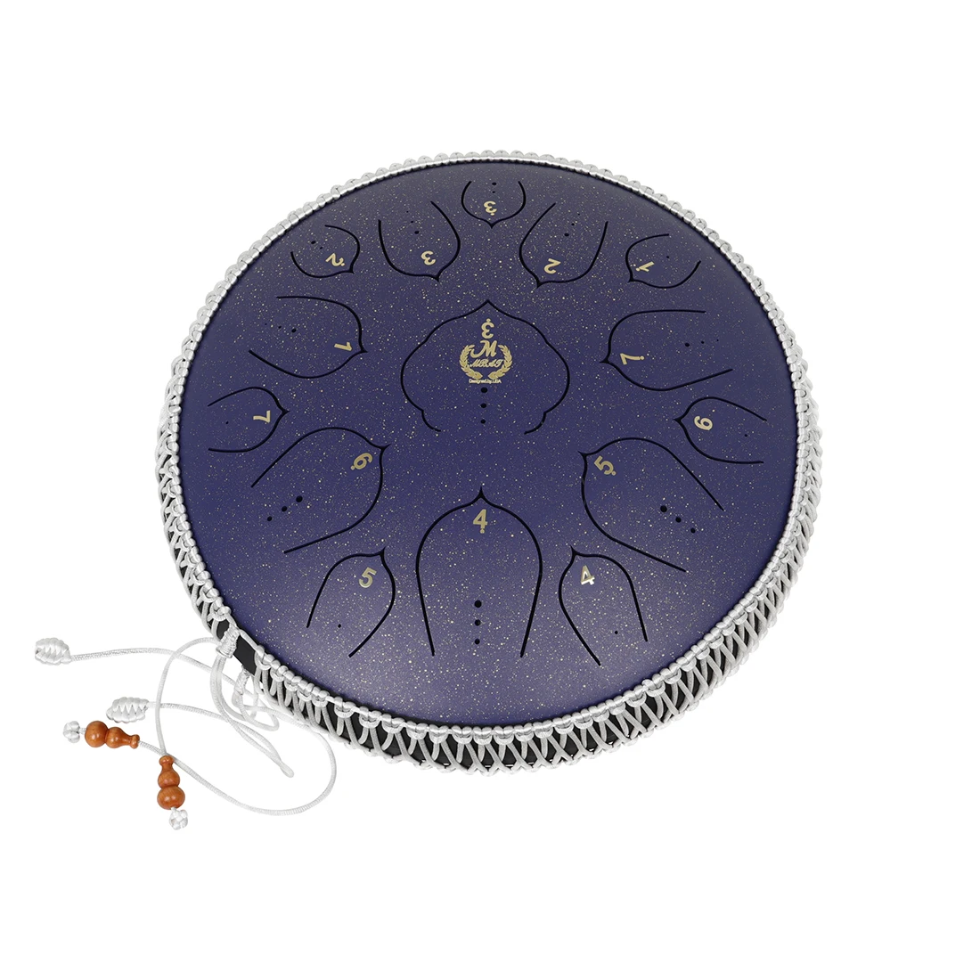 14 Inches 15-tone Key Of D Tongue Drum Zen Practices Instrument  Meditation Spirit Exercise Mental Sports Percussion With Parts