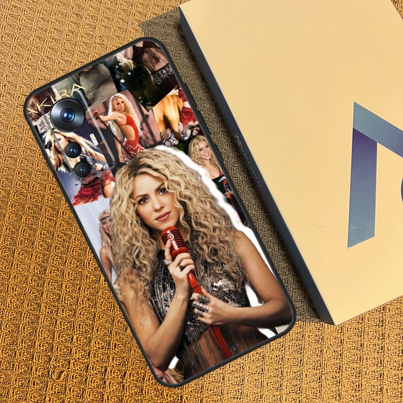 가수 샤키라 휴대폰 케이스, 샤오미 12T 프로 11T 12 13 라이트 커버, POCO F5 X5 X3 프로 M5 F3 F4 X4 GT용