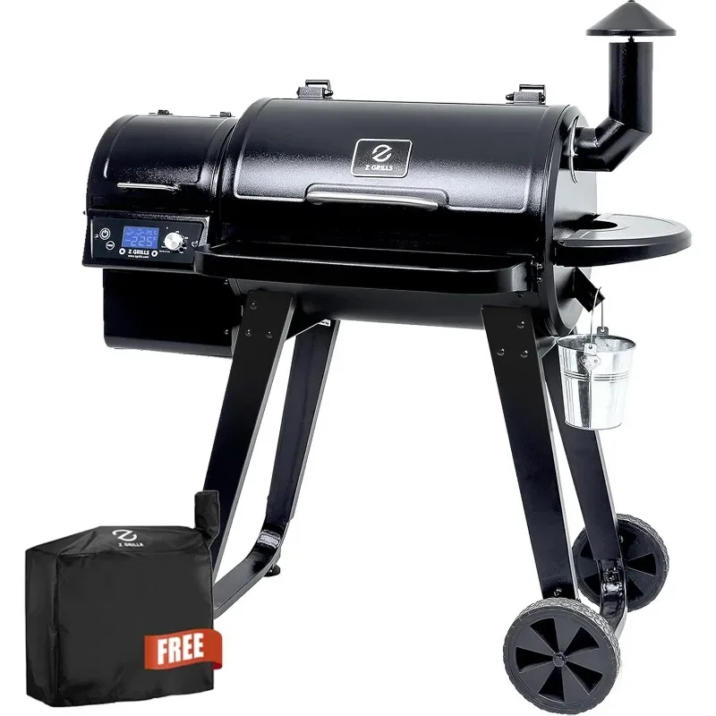 Z GRILLS ZPG-450A Wood Pellet Grill & Smoker with PID V2.1 Controller, 450 Sq in Cook Area, Meat Probe