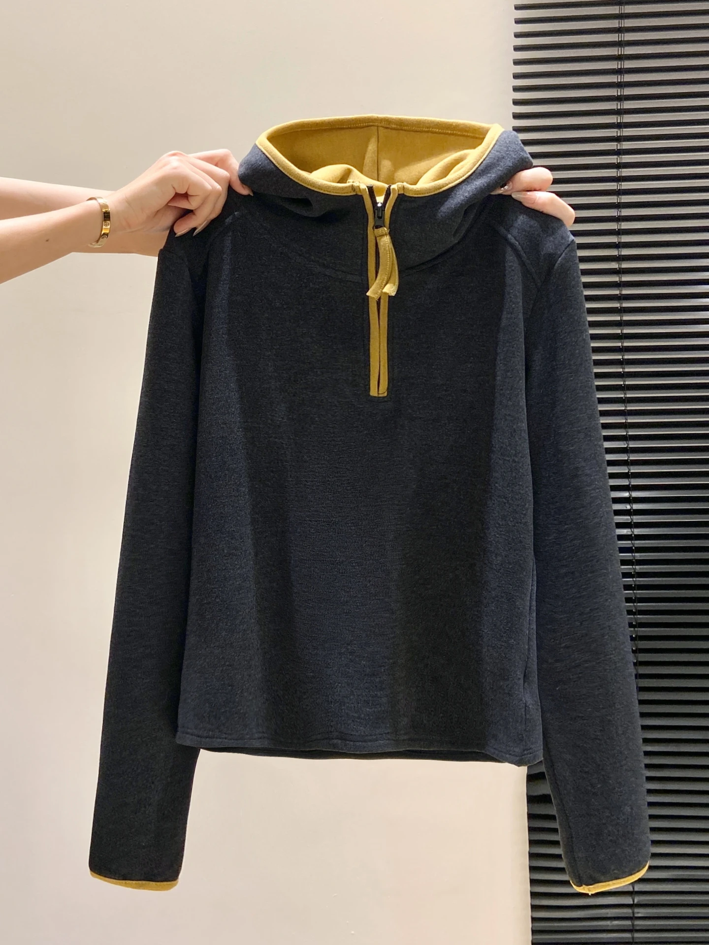 

Утепленная толстовка на молнии с длинным рукавом, женская, весна-осень, новая модель, двусторонний велюровый базовый топ