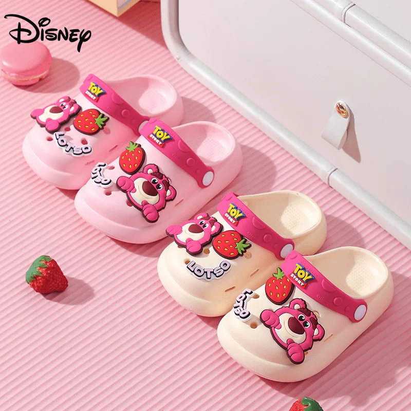 

Детские сандалии с героями мультфильмов LOTSO EVA, летние дышащие пляжные туфли с мягкой подошвой, белые, розовые, синие, размер 20-31