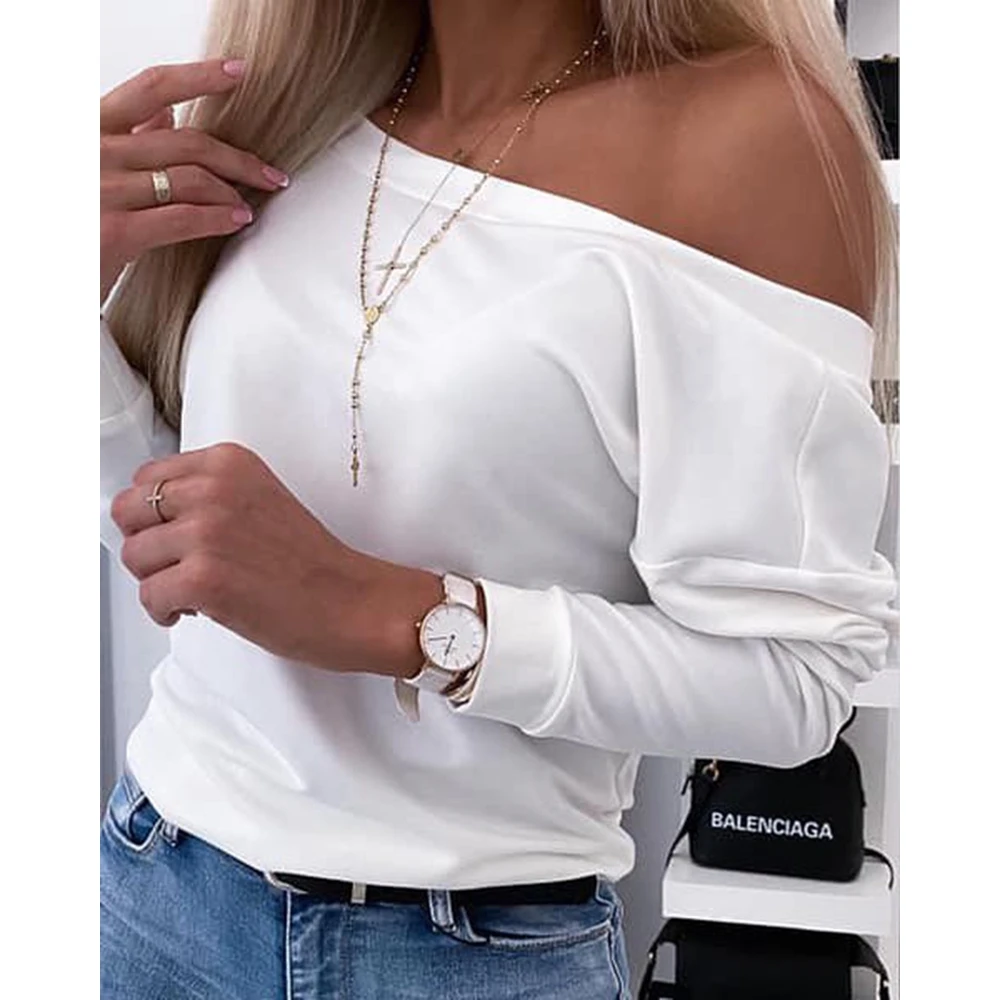 Spring Women Buttoned Decor V Neck Back Casual T-Shirts Long Sleeve Top Sexy Backless Daily Outfits Korean Style Y2k Clothing