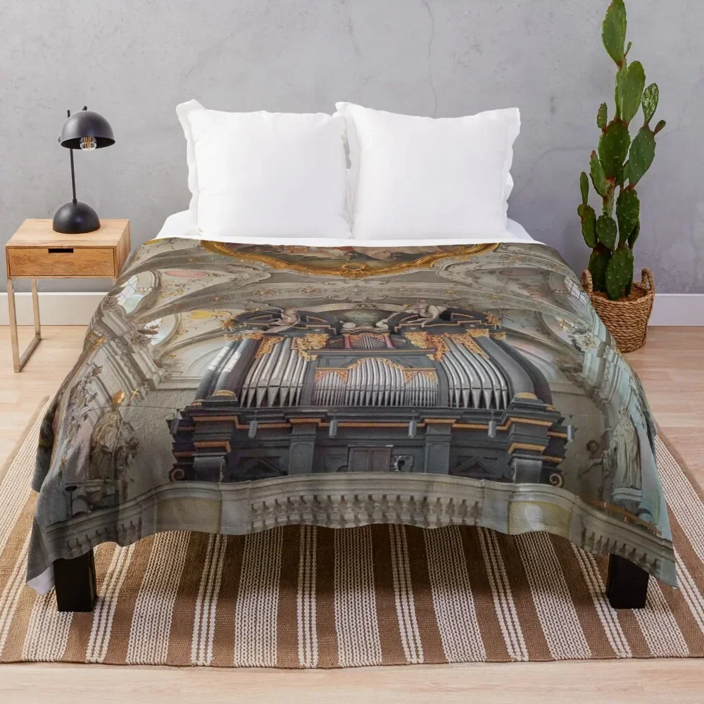 Pipe Organ St. Emmeram, Regensburg Throw Blanket cosplay anime bed plaid Single Blankets