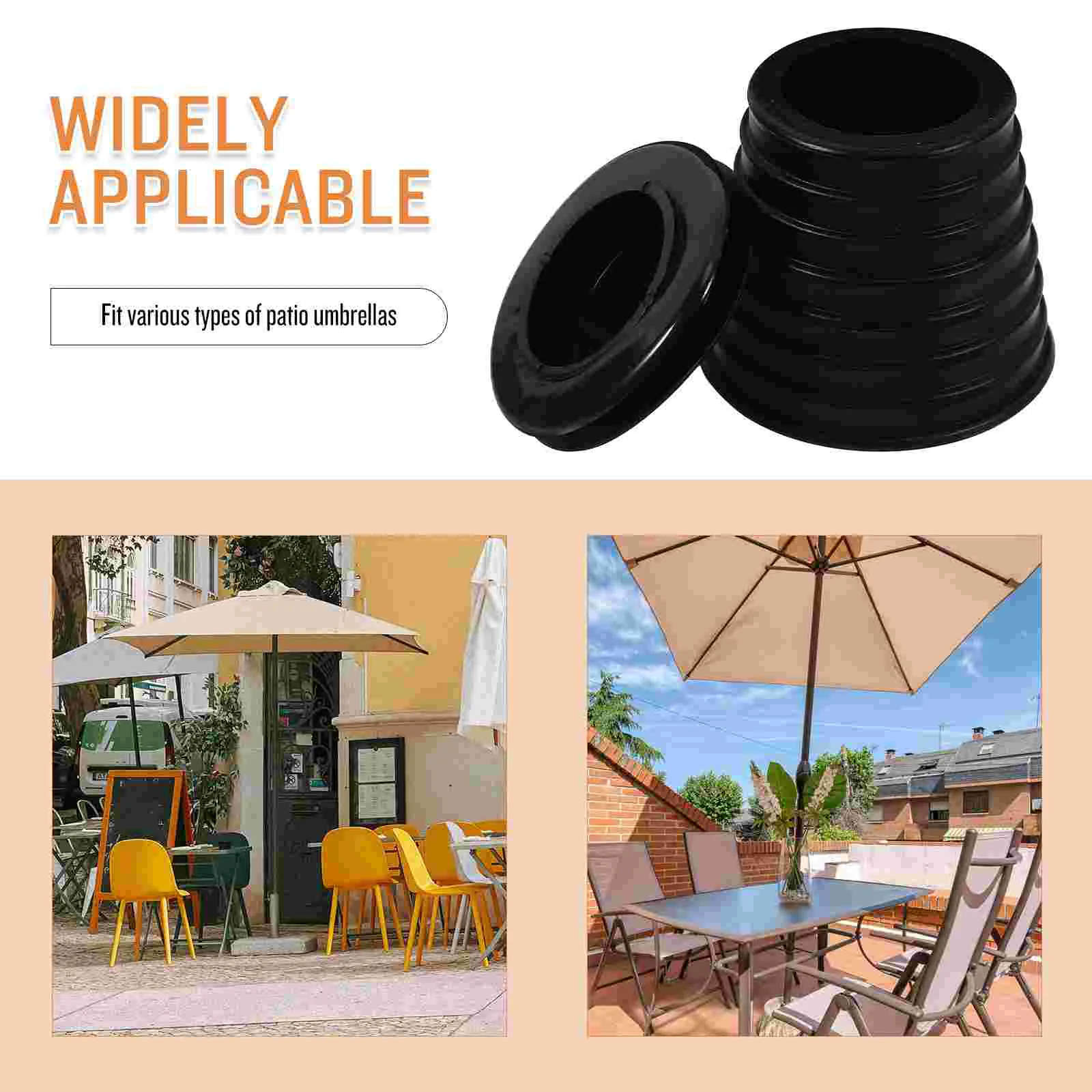 2 Pcs Sun Umbrella Protective Cover Fixing Plug Patio Table Hole Insert Umbrellas for Rain