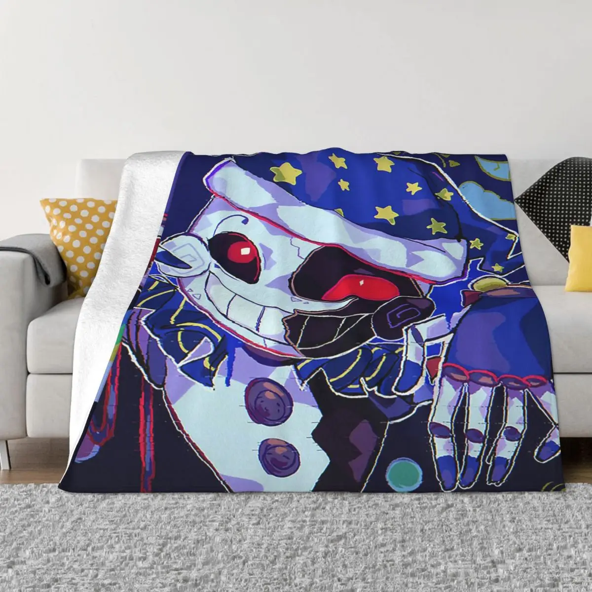 

The MoonDrop Fnaf Security Breach Blankets Fleece Decoration Multifunction Ultra-Soft Throw Blanket for Bedding Car Bedspreads