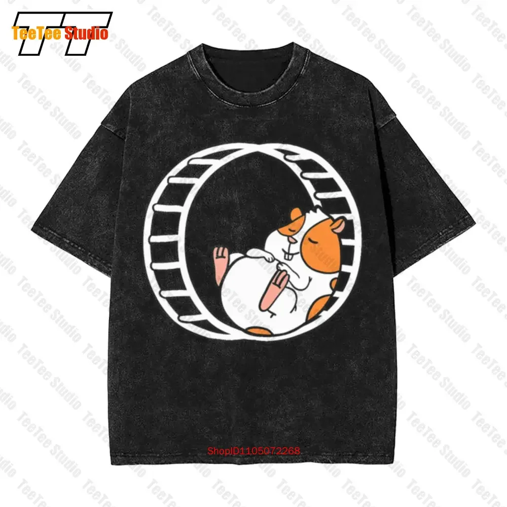 Hamster Wheel Vintage Oversized T-Shirt WQ9L