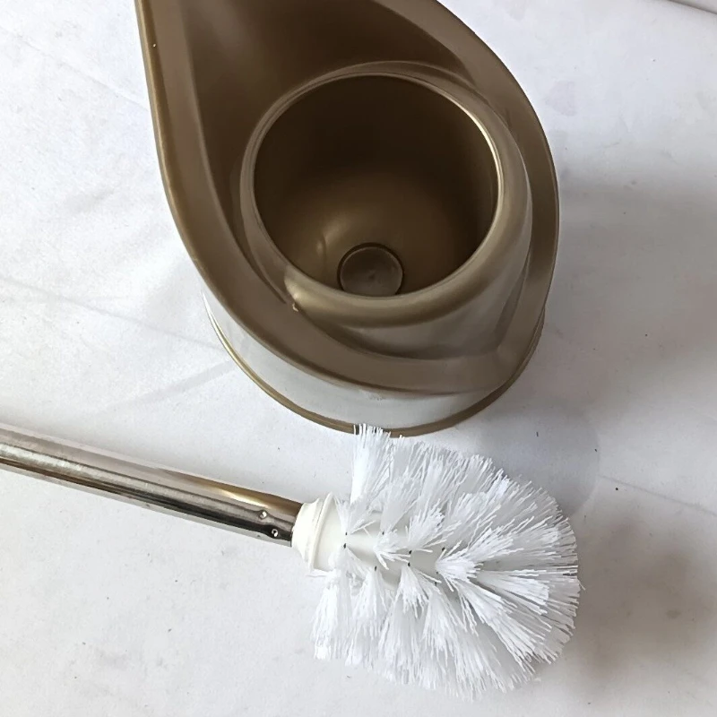 

Держатель для туалетной щетки с ручкой из нержавеющей стали, настенный, для ванной комнаты, нержавеющий, для домашней уборки, экономия места