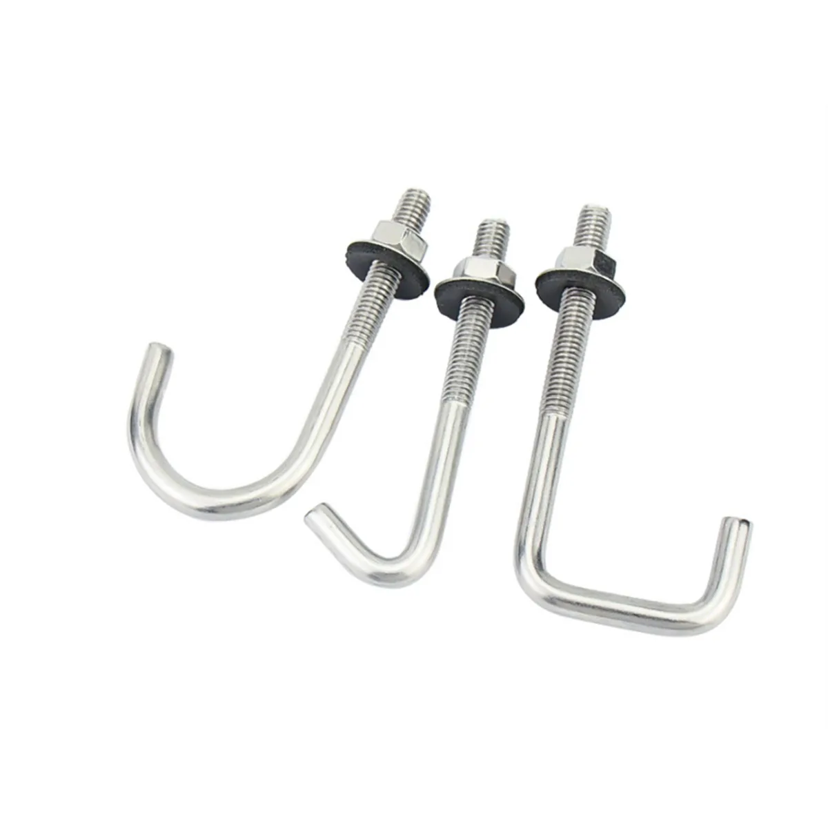 

304 Stainless Steel Square Hook Special-Shaped Screw M6