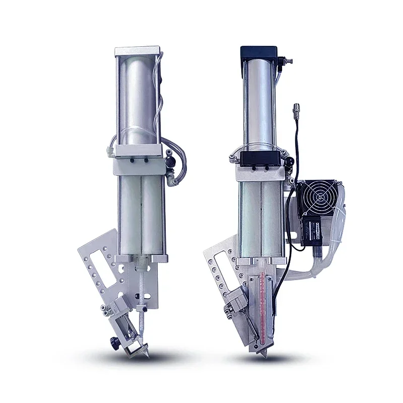 

400ML Double Cylinder Refrigeration Glue Pusher AB Glue Y-type Cut-off Dispensing Valve Fixed Bracket Two-component Glue Pusher