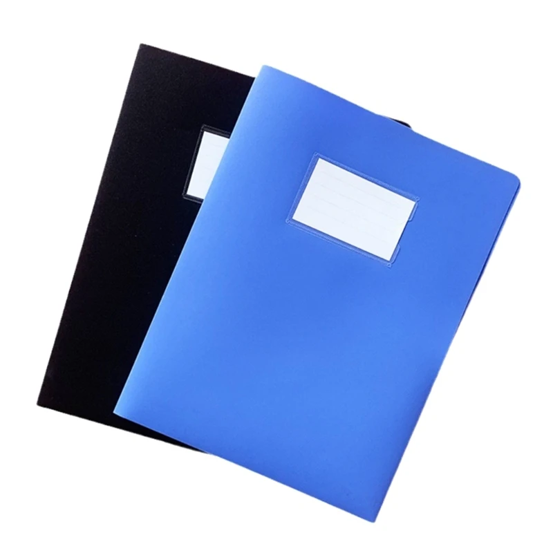 Letter Size Paper Folder with Clear Label Window, Office File Folder