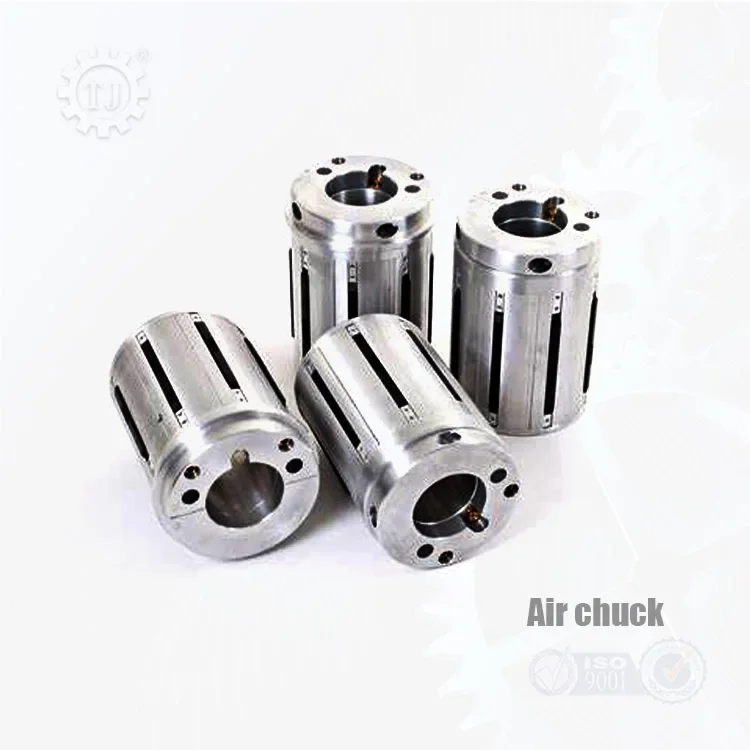 air shaft adapter air chuck adaptors 3 inch to 6 inch air core chuck factory mechanical expandable pneumatic shaft chuck